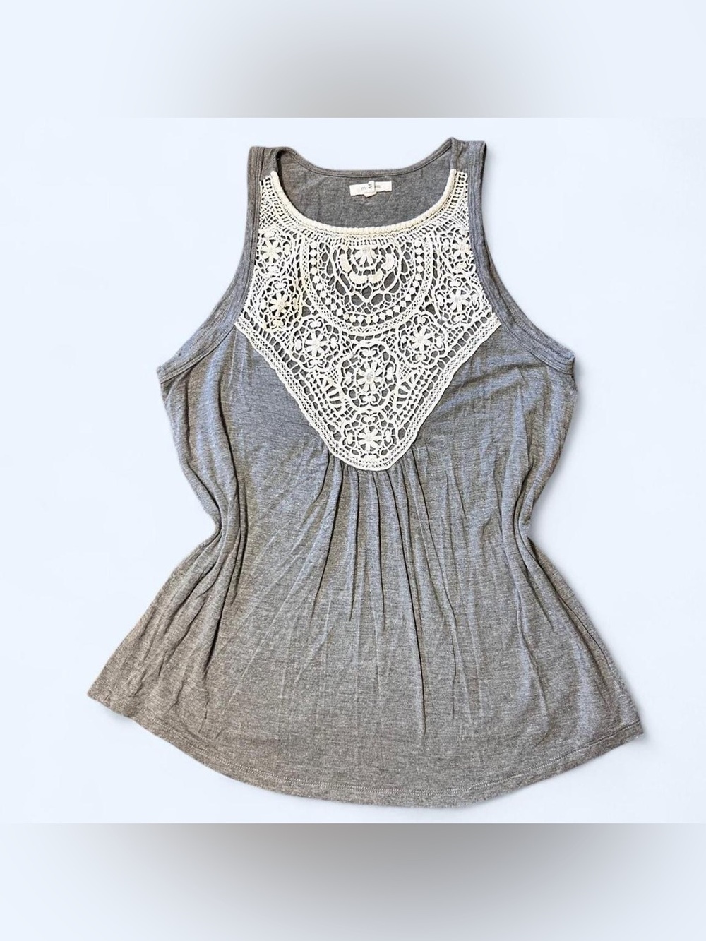 Grunge Grey Lace Tank Top by Maurices!